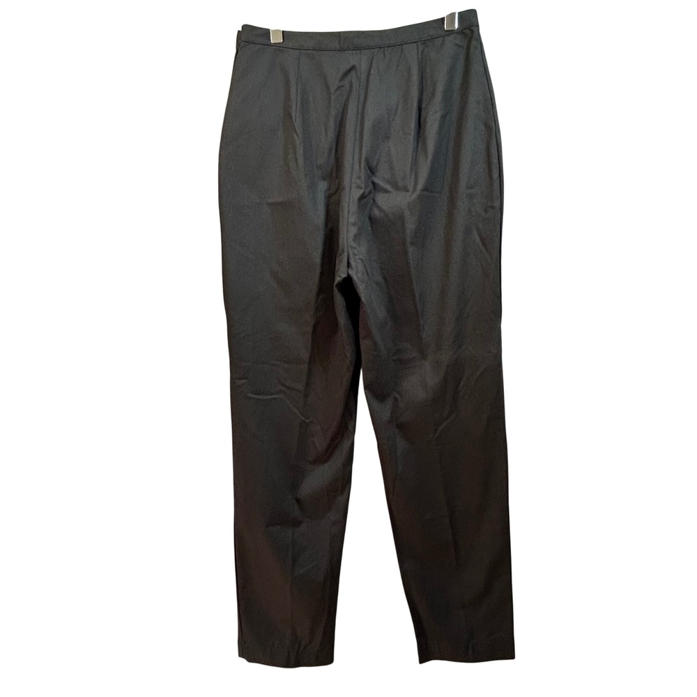 Liz Claiborne Liz Sport High Rise Black Trousers‎ Size 8 NWT Vintage 90s Stretch - Picture 5 of 14